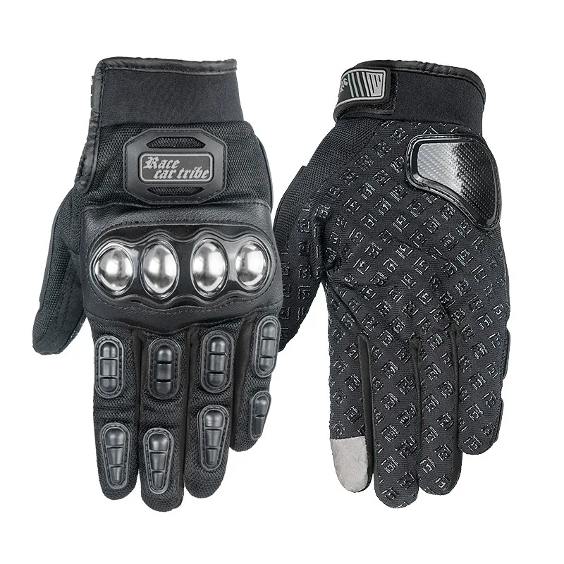 Motorbike bike riding gloves supplies touch screen racing off-road outdoor rider full finger sunscreen gloves