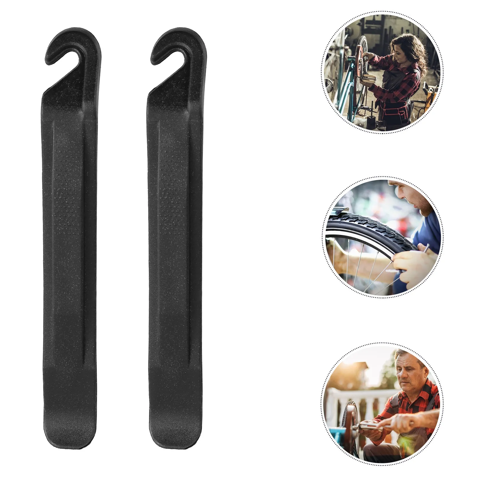 60Pcs Tire Lever for Bikes PP Material Strong Non-Damaging Tire Bead Tool Lightweight Compact Cycling Repair Accessory Universal view 3