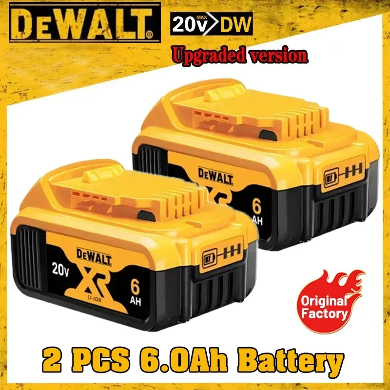 

100% Original DeWalt 6.0AH 20V Dehydration Electric Tool Battery DCB206 20V 6.0Ah Battery DCB206 20V Battery DCB205 DCB200