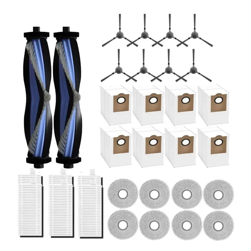 

A05G-Replacement Accessories Kit(32 PCS) For Lefant M3 Robot Vacuum Cleaner- Main Brush, Side Brush, Mop Pads, Filters, Dust Bag