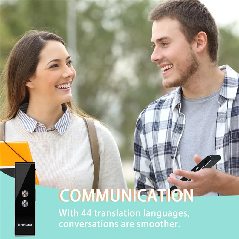 

Translation Device, Smart Voice Translator, Photo Translation, Bluetooth, Supports 44 Languages, Travel Abroad Easy Install-AU47