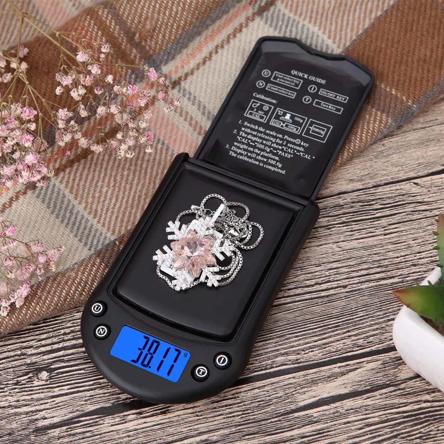 Charging jewelry scale, recycling gold scale, small scale, 0.01g electronic , tea gram