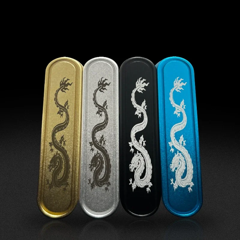 Magnetyczna karta Push Mechaniczny suwak Zabawki redukujące stres Haptic Coin Antistresse Metal EDC Sensory Mini Fidget Decompression