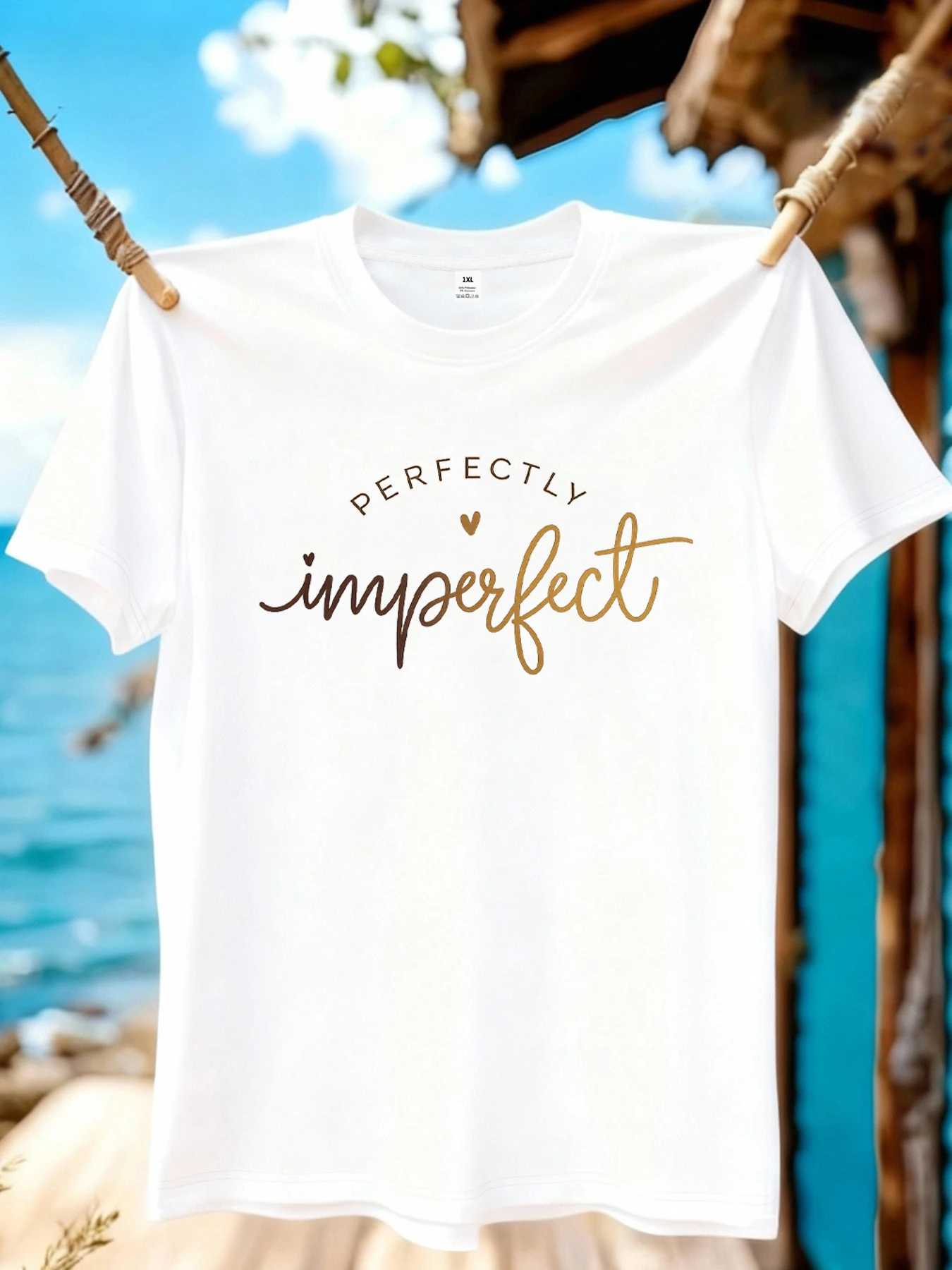 

【WZM10889】Creative letter printed plus size women's round neck summer casual short sleeved street fashion versatile T-shirt