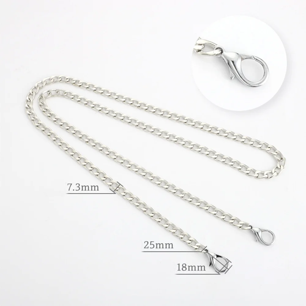 Decorative Chain Shoulder Bag Diagonal Span Bag Chain Women's Bag Replacement Strap Bag Chain Phone Case