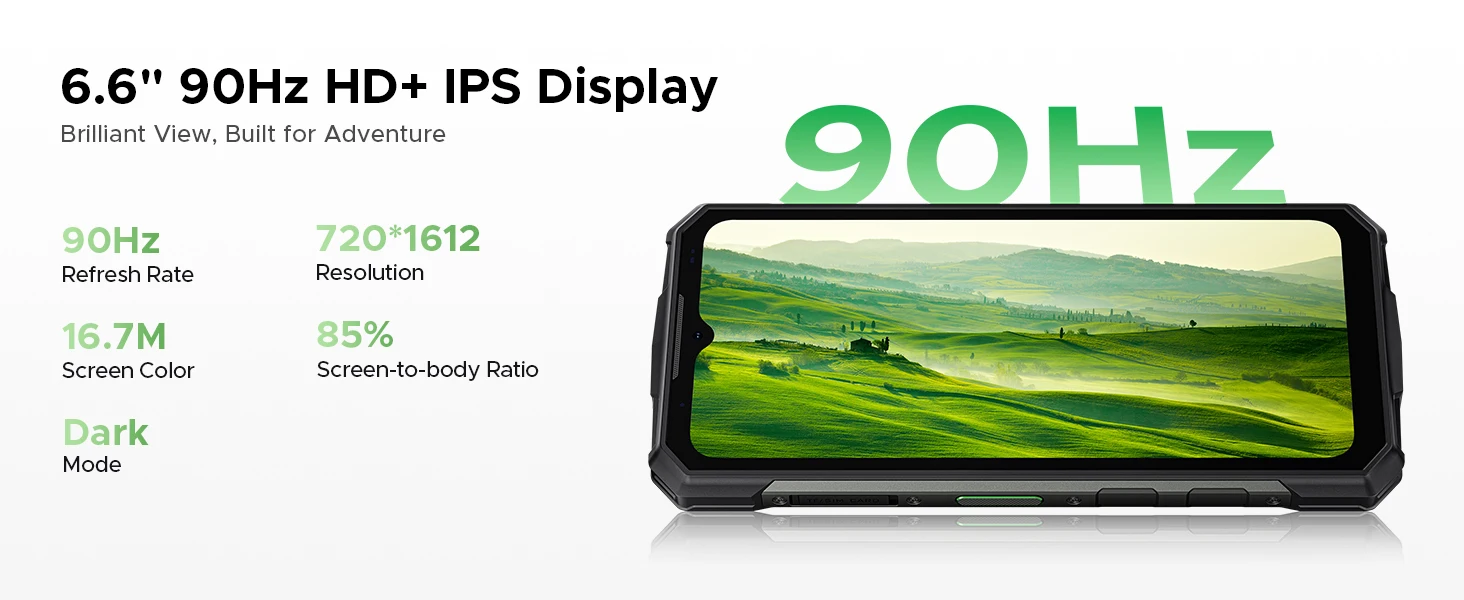 Doogee Fire 5 Pro Rugged Smartphone 13000Mah Battery 24Gb Ram(4Gb+20Gb) 128Gb Rom 6.6'' Display Helio G81 Android 16 Smartphone