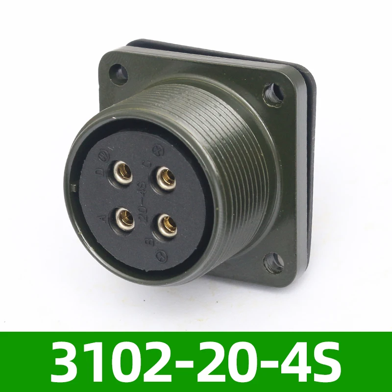 

Aviation plug socket 5015 American standard waterproof 4-core MS3106A20-4S MS3102A20-4P