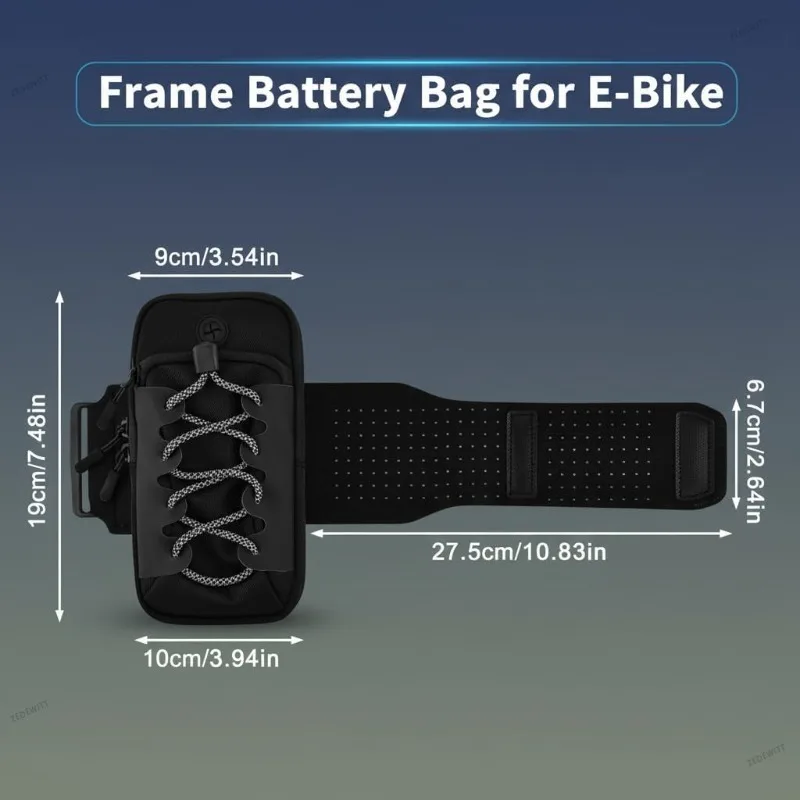 For Surron Light Bee X Reflective Night Safety Arm Bag Lightweight Off-Road Dirt Bike Motocross Riding Wrist Pouch
