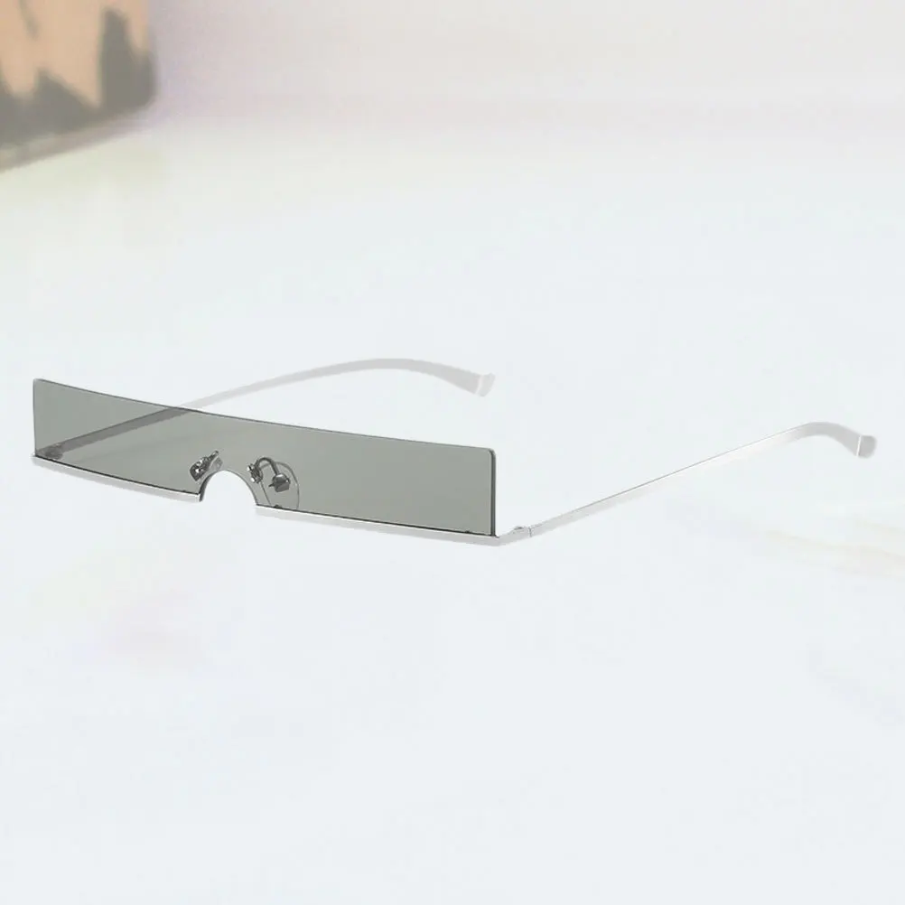 

1Pcs Chic Uv400 Protection Sunglasses Pink Rectangular Frame Lightweight Fashion Street Photo Women Men Chic Sunglasses