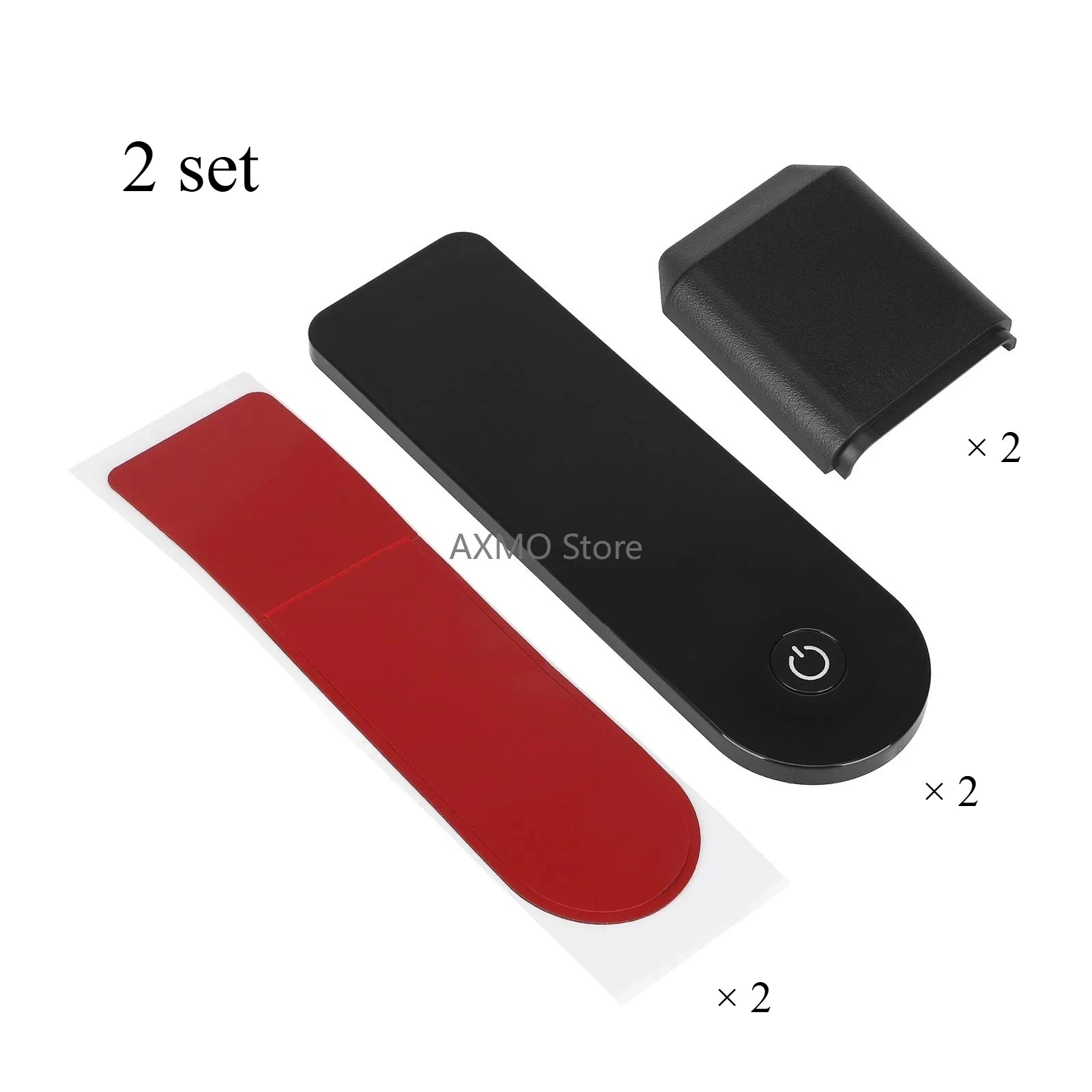 2 Set Switch Panel for Xiaomi 5/5Pro/5Max Electric Scooter Cover Digital Display Panel with Double Sided Tape E-scooter Parts