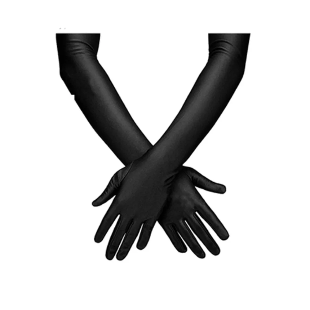 PESNEAR 1920er Jahre Vintage Flapper Zubehör Set Halskette Ohrringe Handschuhe Zigarettenspitze Stirnband Fan