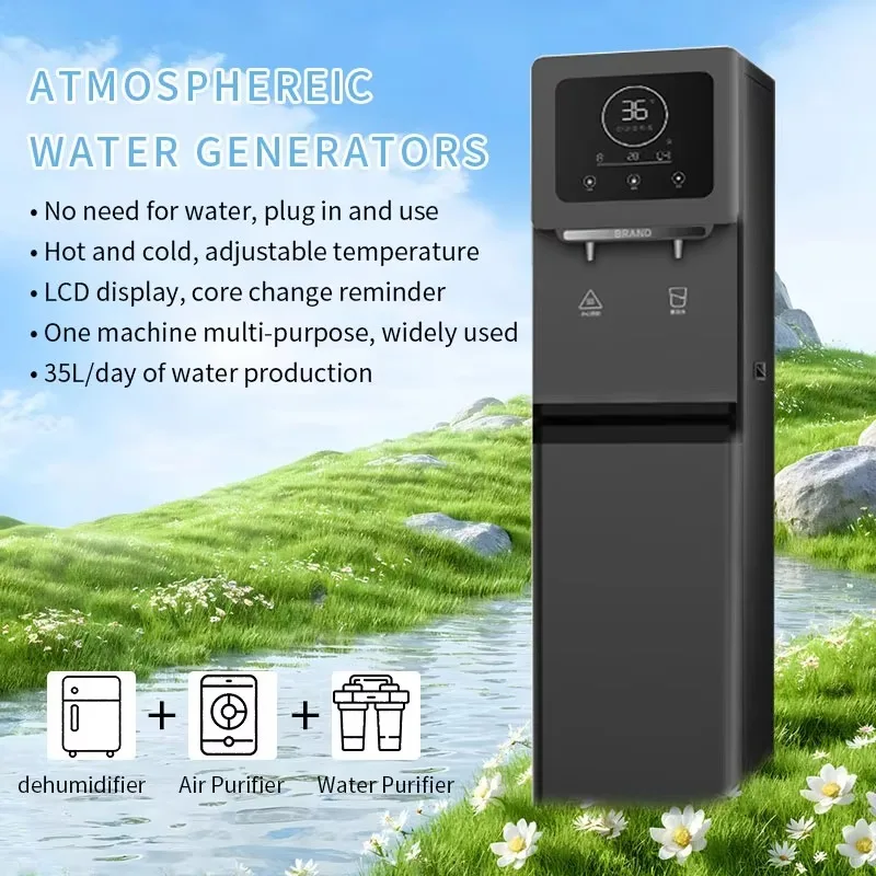 

Factory Direct New Freestanding Stainless Steel Electric Air Water Generator Awg Hot & Cold Water For Household RV & Outdoor Use