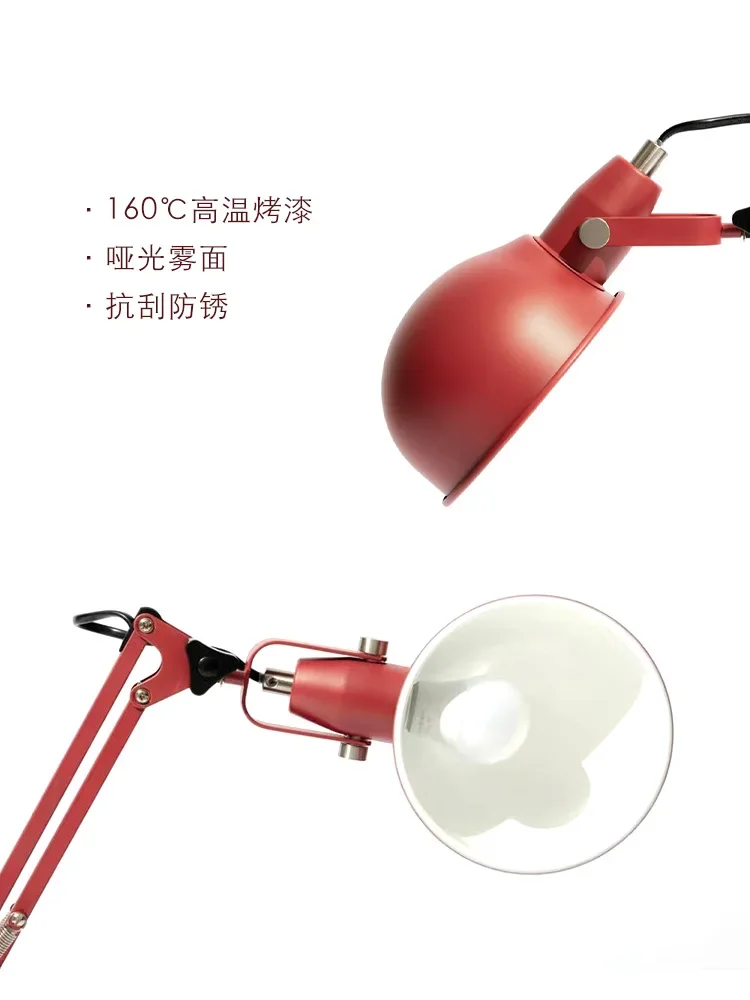 Short Margaret Floor Lamp Robotic Arm Study Adjustable Desk Lamp