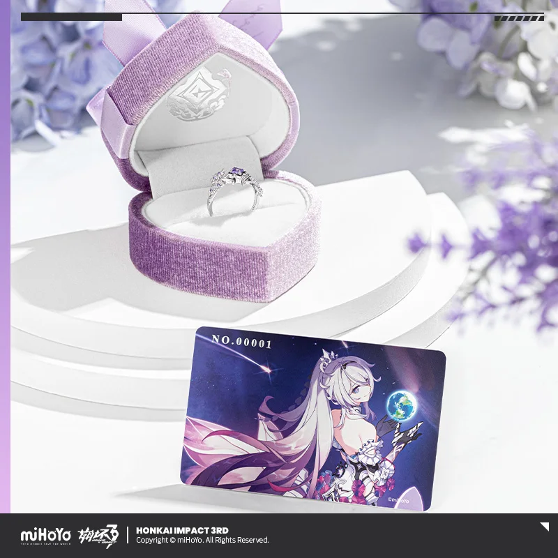 【MiHoYo/Honkai Impact 3】Kiana Open Ring Herrscher of Finality Theme Ring Doujin Birthday Xmas Jewelry Accessories Gifts