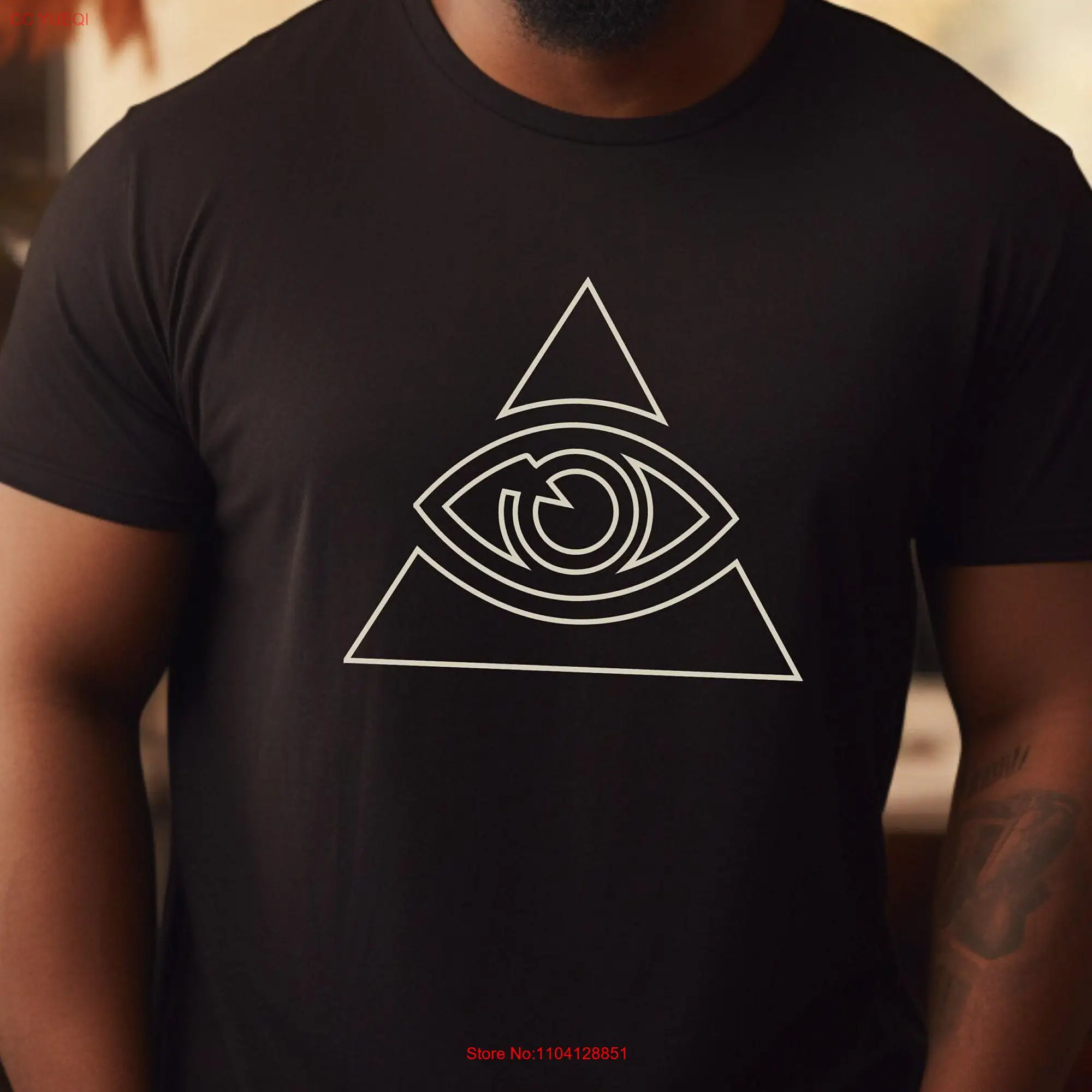 All Seeing Eye T Shirt of Providence OcculT Illuminati Symbolic Esoteric for Him Unique Heavy Cotton