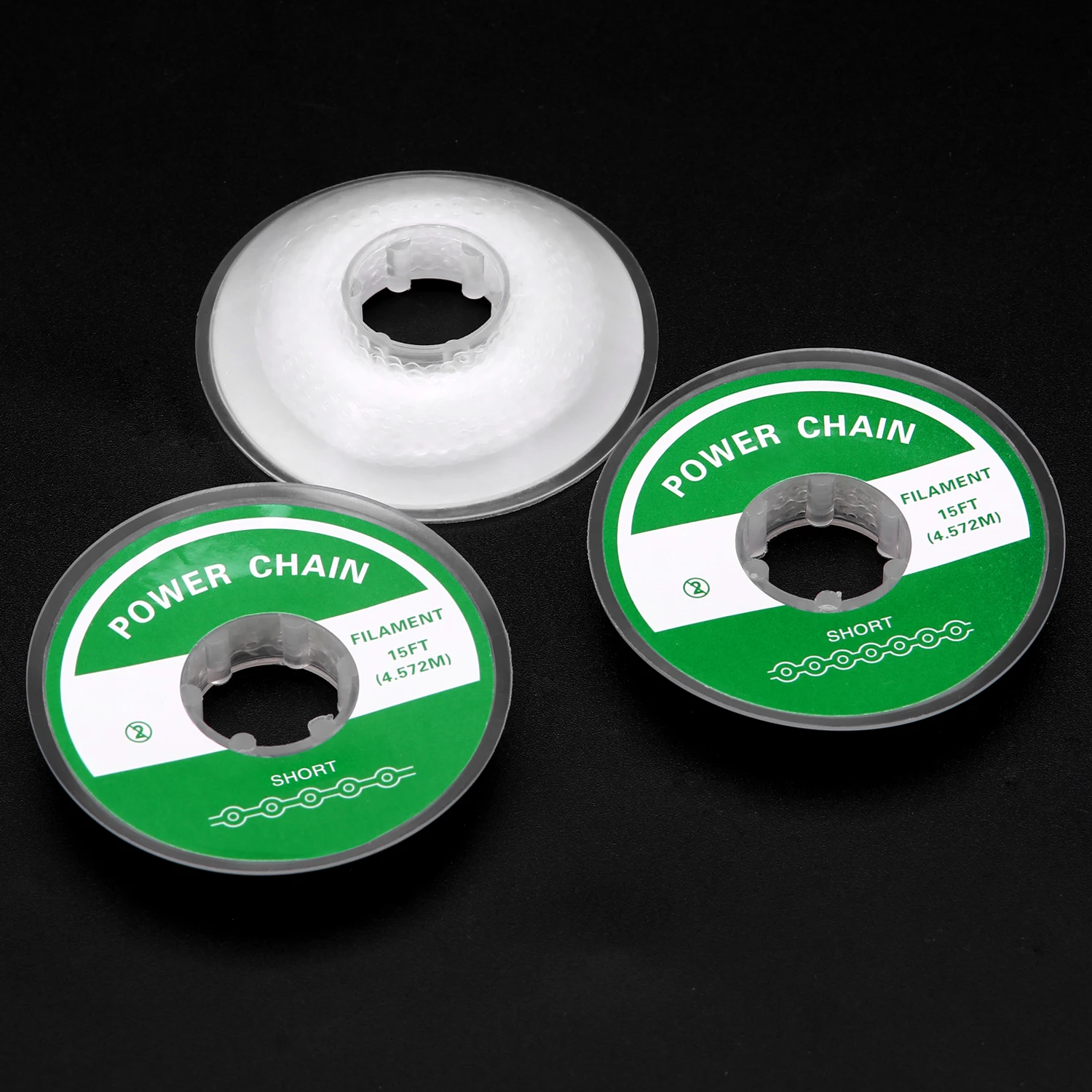 3 Rollen AZDENT Dental Kieferorthopädisches elastisches Ultra-Gummi-Power-Chain-Band, transparent, Farbe, Größe lang, kurz, durchgehend, 15 Fuß/Rolle – Detail 13