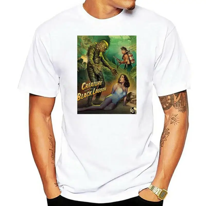 Creature From The Black Lagoon V13 Movie Poster T Shirt Black All Sizes S 4Xl