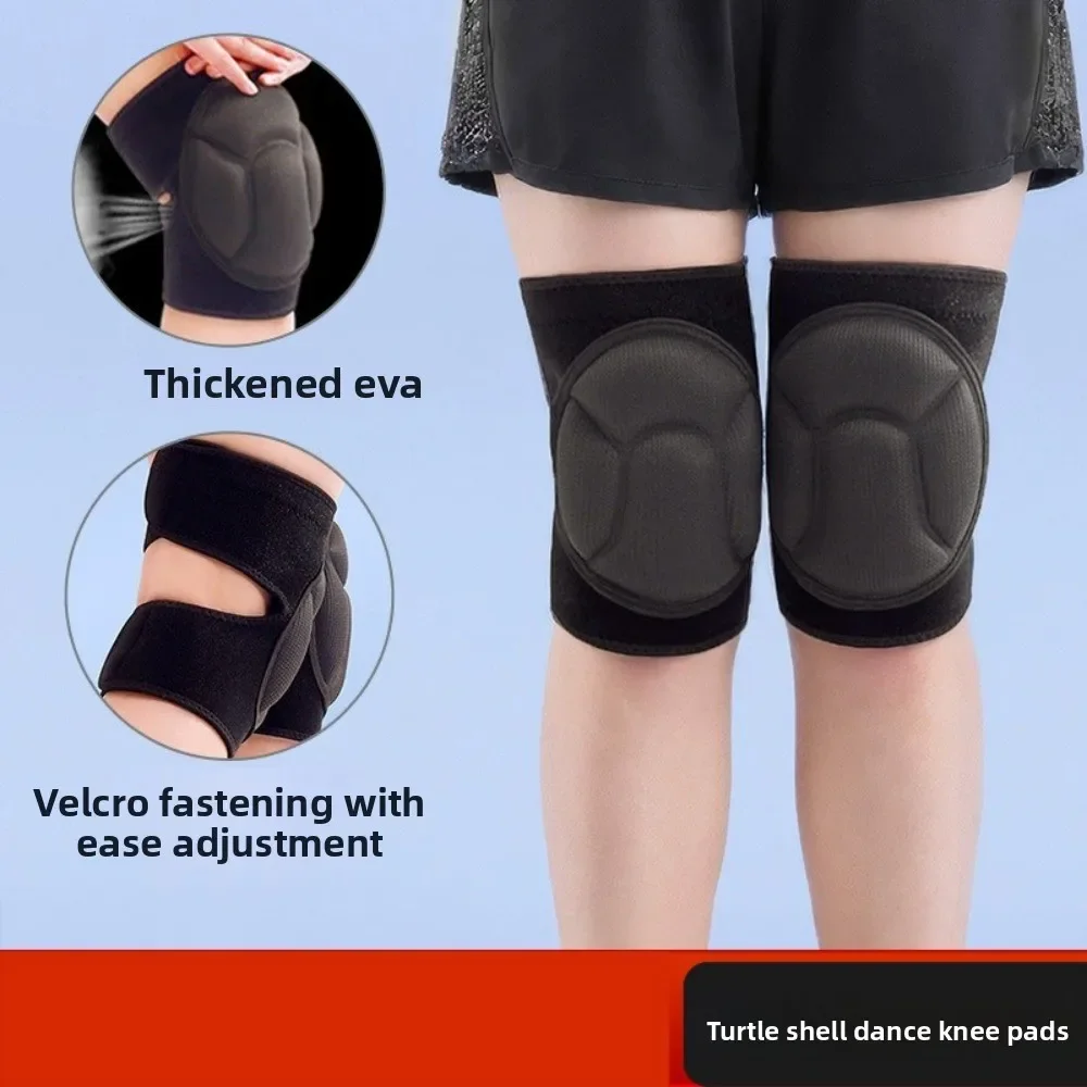Sports Turtle Shell Sponge Knee Pads Dance Worship Buddha Cycling Anti Slip Thickened Anti-collision Garden Adjustable Knee Pads