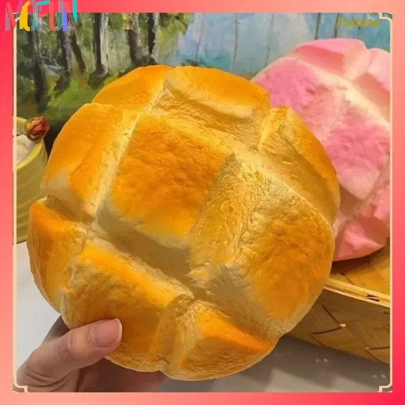 Oversized Pineapple Bun Squishy Bread Stress Relief Toy High-Quality Slow Rising Prank Decoration Unique Gift for All Ages