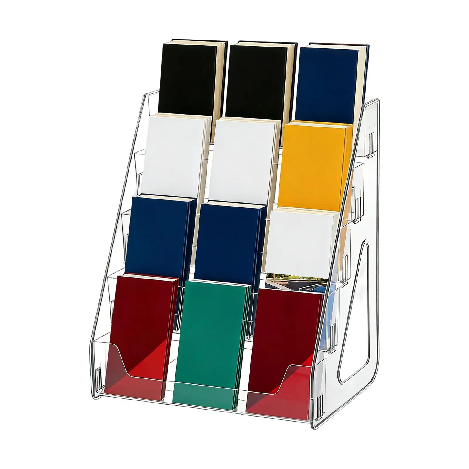 vertical-brochure-holder-5-tier-tabletop-literature-display-rack-sticker-catalog-display-stand-for-1-3-a4-size-brochures-office