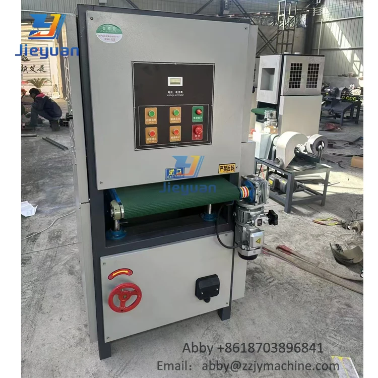 New Stainless Steel Sheet Polishing Drawing Machine with Motor 7.5kW Power Flatbed Sanding & Deburring Equipment Easy to Operate