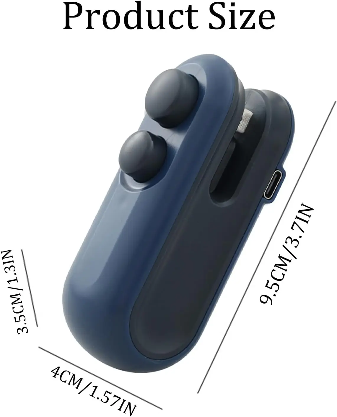 Mini sigillatrice per sacchetti, termosigillatrice 2 in 1, termosigillatrice ricaricabile tramite USB, mini sigillatrice portatile per sacchetti di plastica Snack B