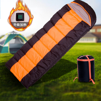 Heating Sleeping Bag Outdoor Camping Charging Heating Sleeping Bag 5V Tent -20 ℃ Electric Sleeping Bag Single Type-C Interface