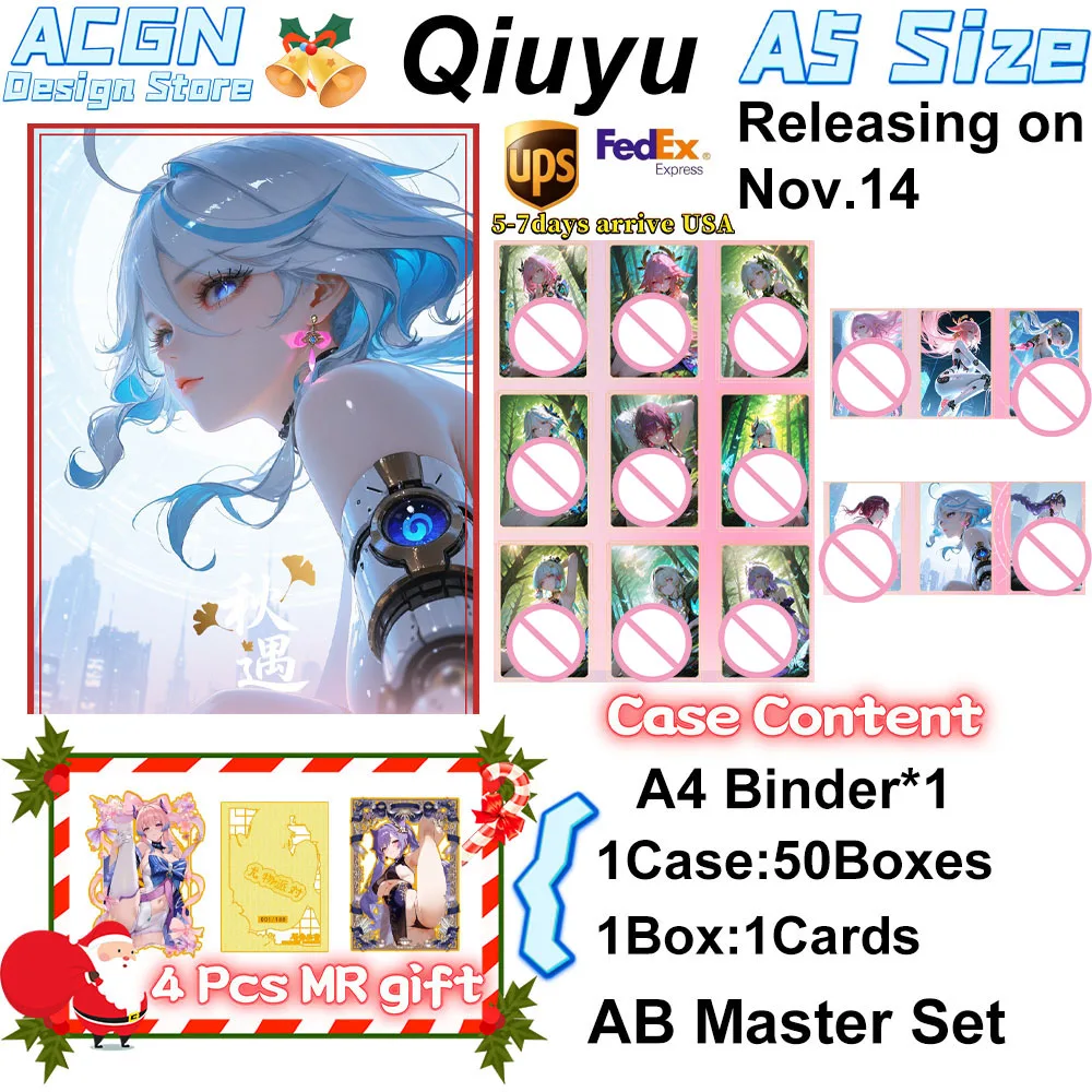 

Wholesale Goddess A5 Size Card Autumn Encounter Collection Card Waifu Board Doujin Anime Rare Card Paper Toys Gifts