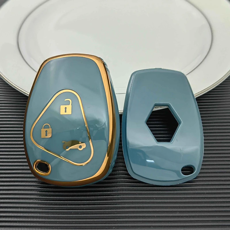 For Renault Clio Trafic Twingo Kangoo Master Modus Dacia Duster Sandero 2/3 Buttons TPU Car Remote Key Shell Fob Case Protector