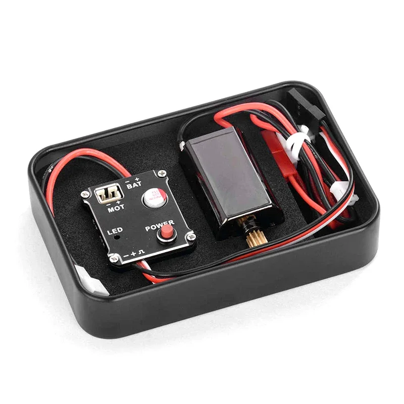 180 Brushed Motor 15A FZ-015 ESC for 1/18/ 1/24 SCX24 Trx4m FMS Remote Control Car Modification and Upgrade Accessories