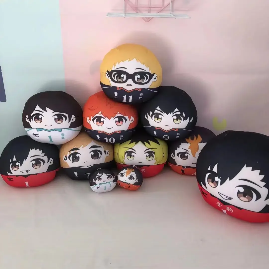 Animation Derivatives Hot Style Ball Shaped Mini Pendant Keychain Shoyo Hinata Tobio Kageyama Kei Tsukishima Kotaro Bokuto Gift