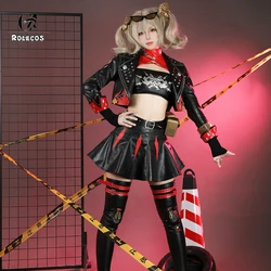 ROLECOS Game Zenless Zone Zero Burnice White Cosplay Costume Burnice White Costume Halloween Women Dress Party Fullset Outfit