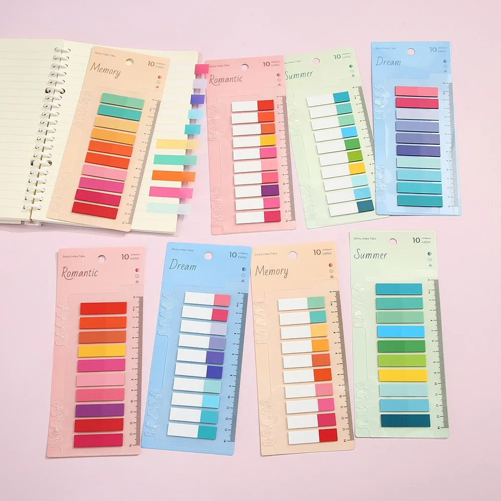 200sheet Loose-leaf Index Tabs Self Adhesive Page Markers DIY Decorative Sticky Notes Classify Files Flags Planner Mark Stickers