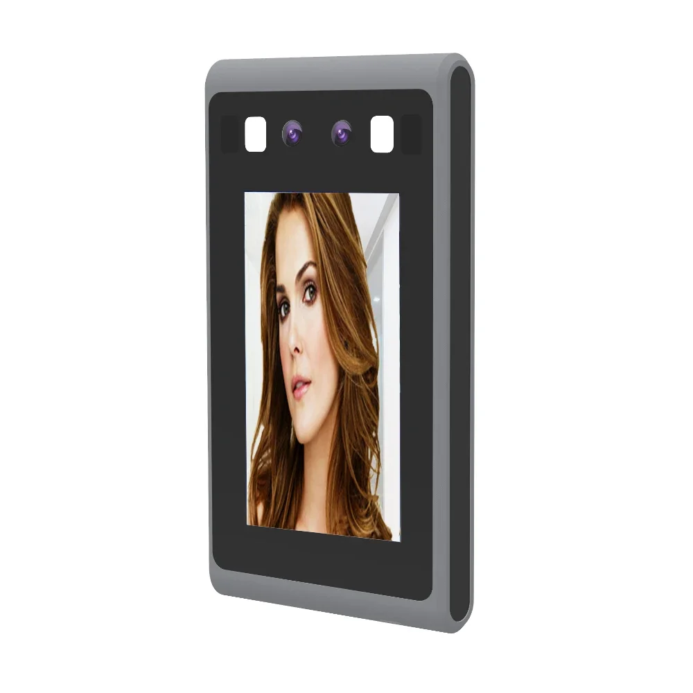 Realand G-H301 touch screen dynamic face access control and time attendance 2.1mp binocular camera