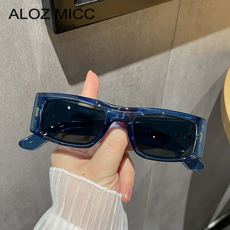 

Fashion Rectangle Women Sunglasses Vintage Leopard Dark Green Eyewear Men Wide-Leg Square Punk Sun Glasses Shades UV400