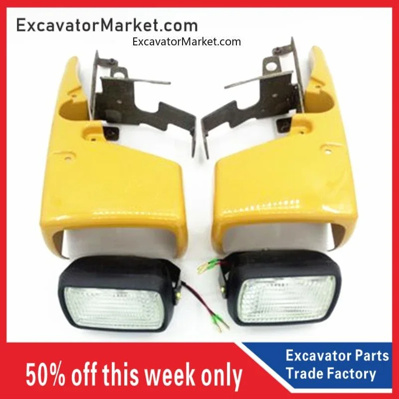 For CATERPILLAR  e305.5/306/307E/312/320/323/336B/C/D Excavator Cab ceiling light Excavator headlight 