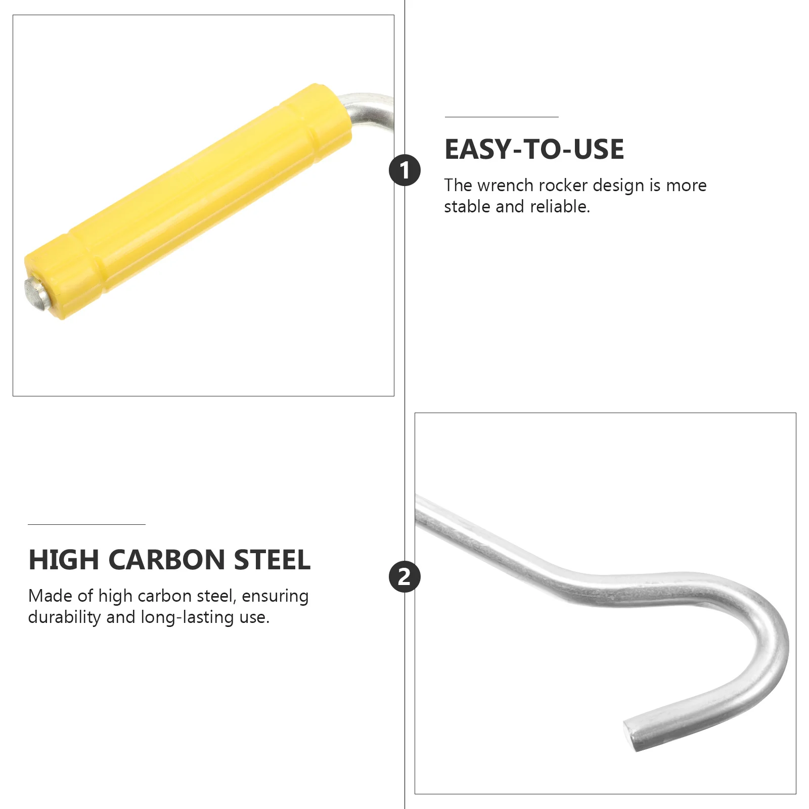 

Effort-saving Wrench High-carbon Steel Handle Car Truck Accessories RV Crank Trailer Jack Scissor Jack