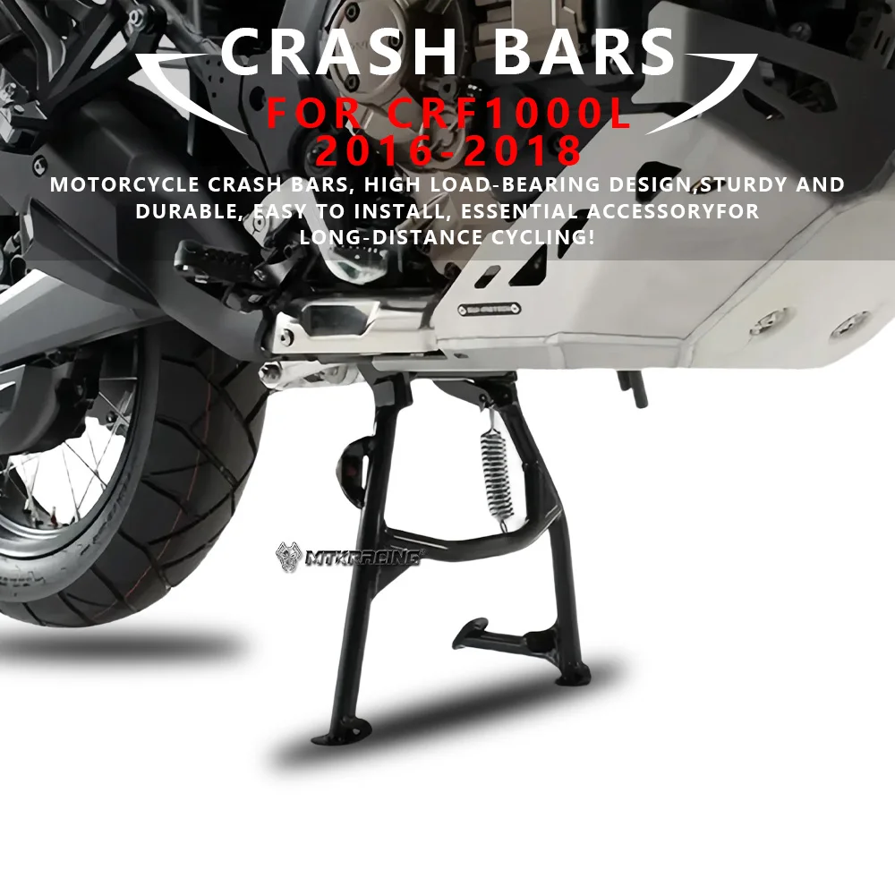 

MTKRACING Center Stand For HONDA CRF1000L 2016-2018 Motorcycle Kickstand Bracket Center Parking Stand Holder Support