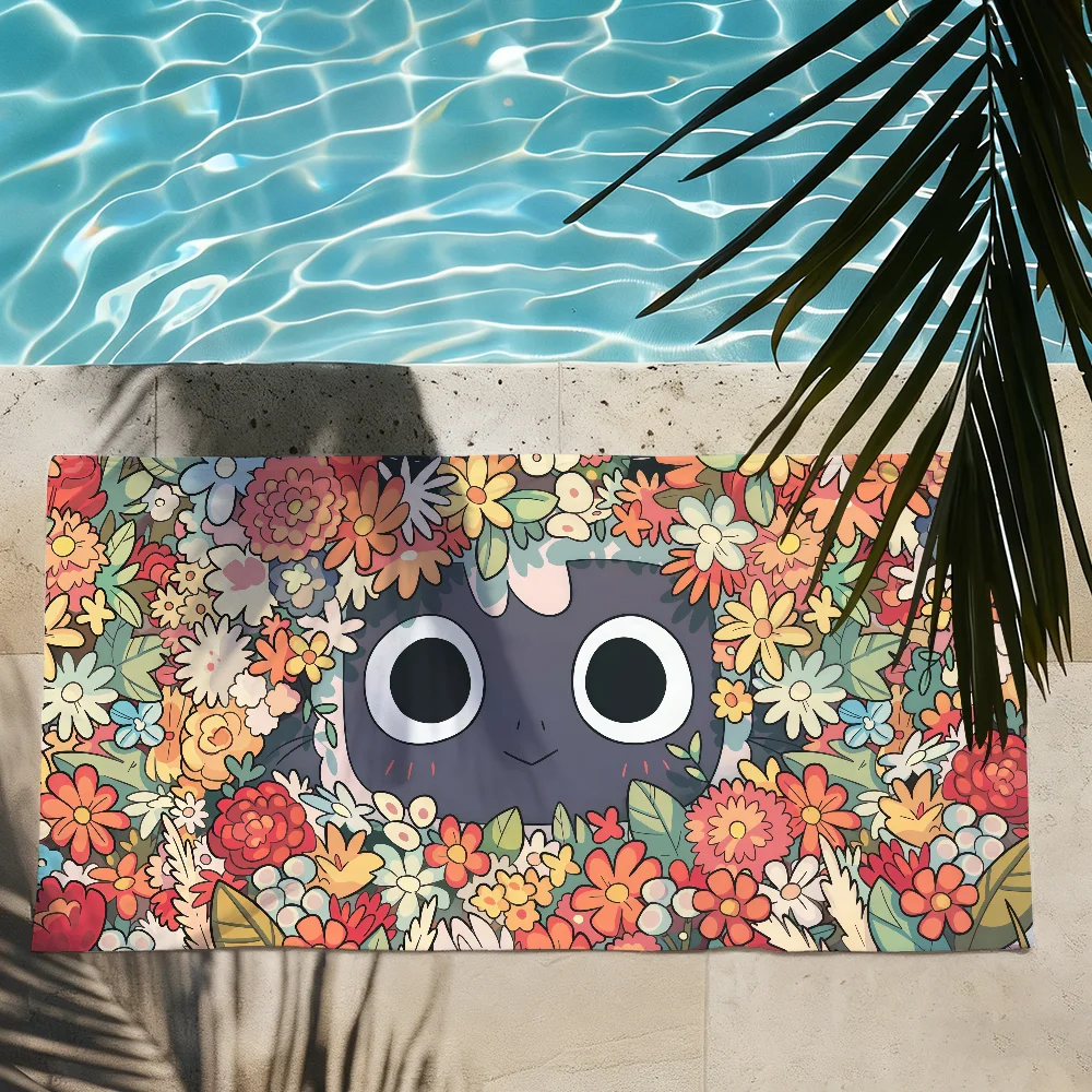 Game Cult of The L-lamb Towel Quick Drying Beach Towels Are Suitable For Swimming Pools Camping Yoga And The Gym