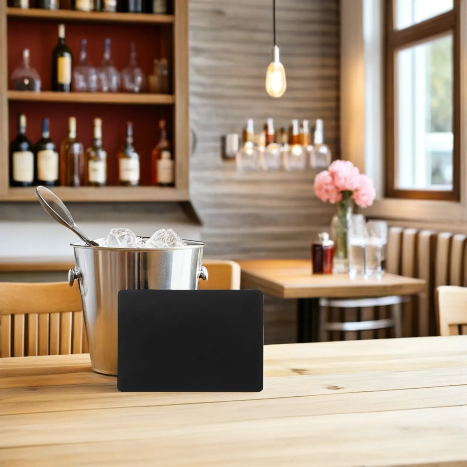 

12Pcs Retail Price Tags A7 Size Erasable Message Price Board Mini Chalkboard for Wire Shelving Shelf Label Tag Display