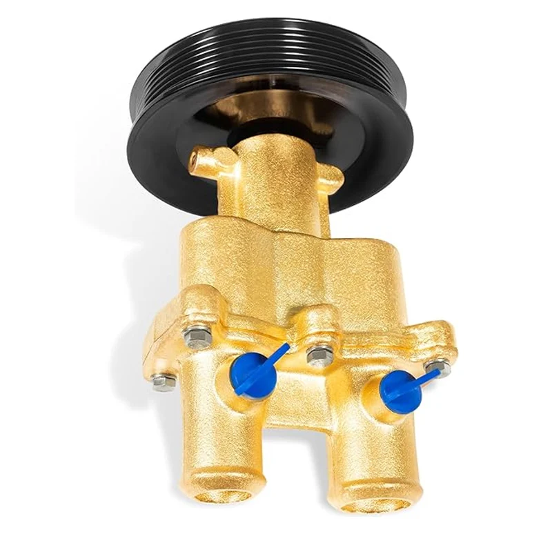 Brass Raw Sea Water Pump Kit For Mercury Mercruiser Quicksilver 4.3, 5.0, 5.7, 6.2 Replace# 8M0139995, 8M0137216, 46-862914T10