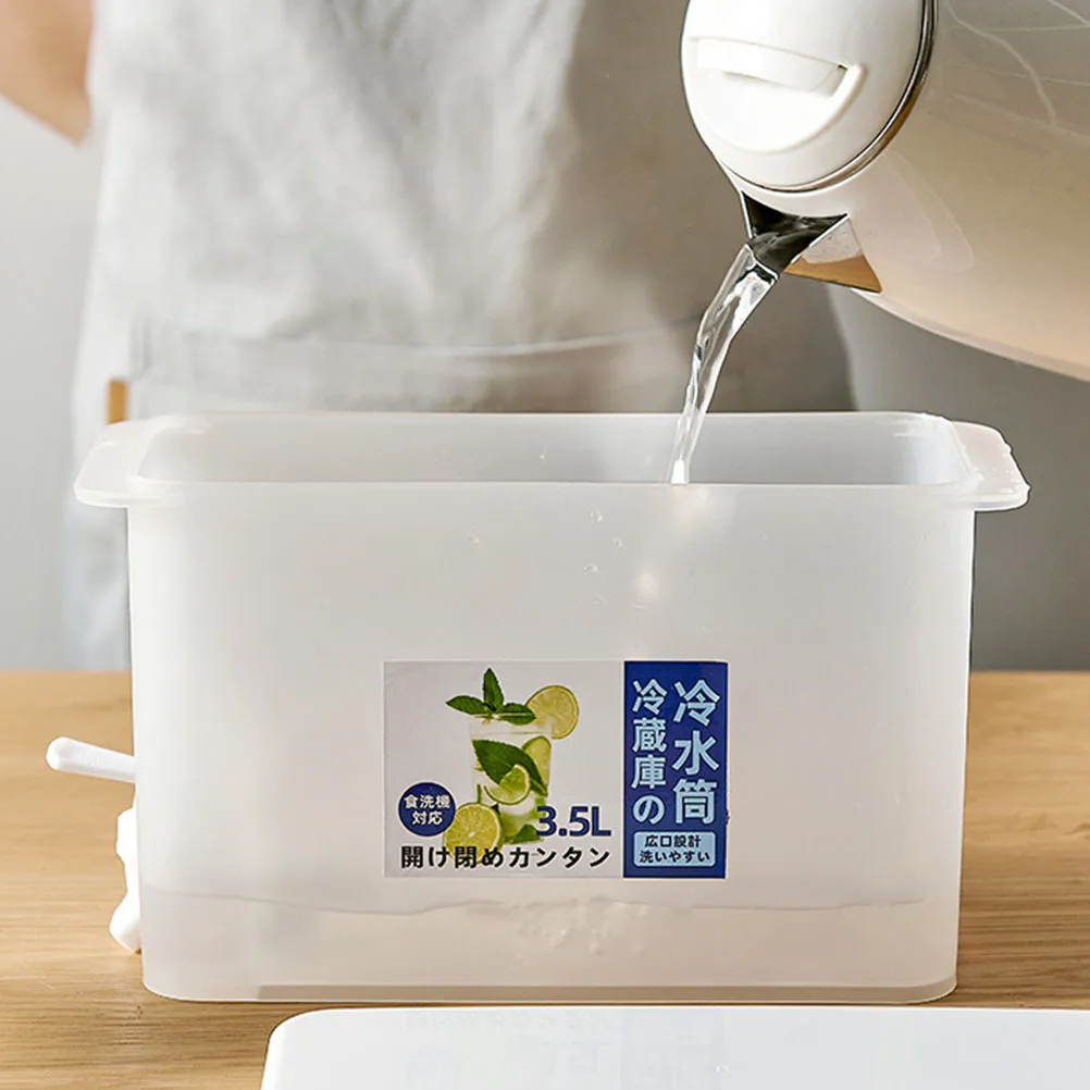 

1pc Cold Water Pot Large Capacity Fridge Water Jug For Fruit Tea Juice Dispenser Summer Ice Home Supply