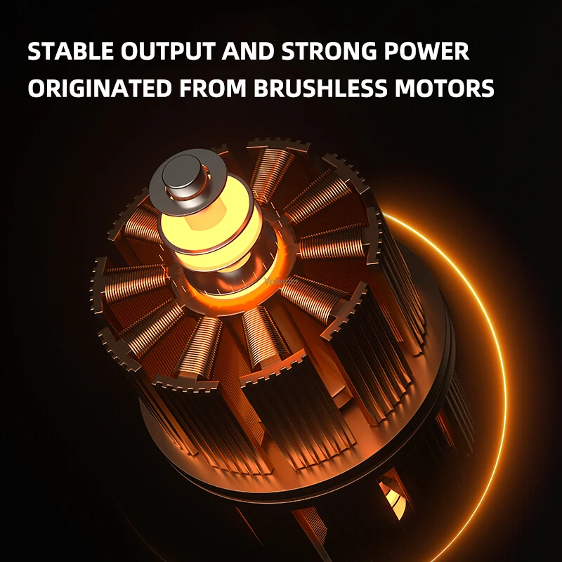 Youpin ไฟฟ้า3000MAh แบตเตอรี่คู่ความเร็ว Brushless ไขควงไร้สายสว่านโรตารี่ชุดเครื่องมือ DIY อุปกรณ์เสริม