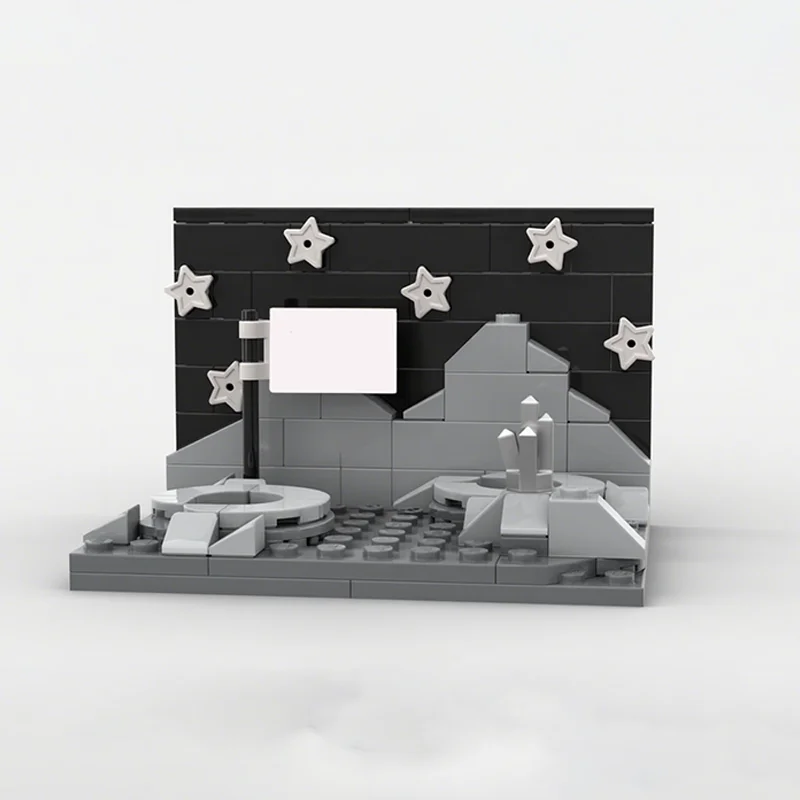 

101pcs MOC Lost A Moon Diorama Building Blocks Christmas Gift Creative Handmade DIY Gift Perfect for Enthusiasts Story