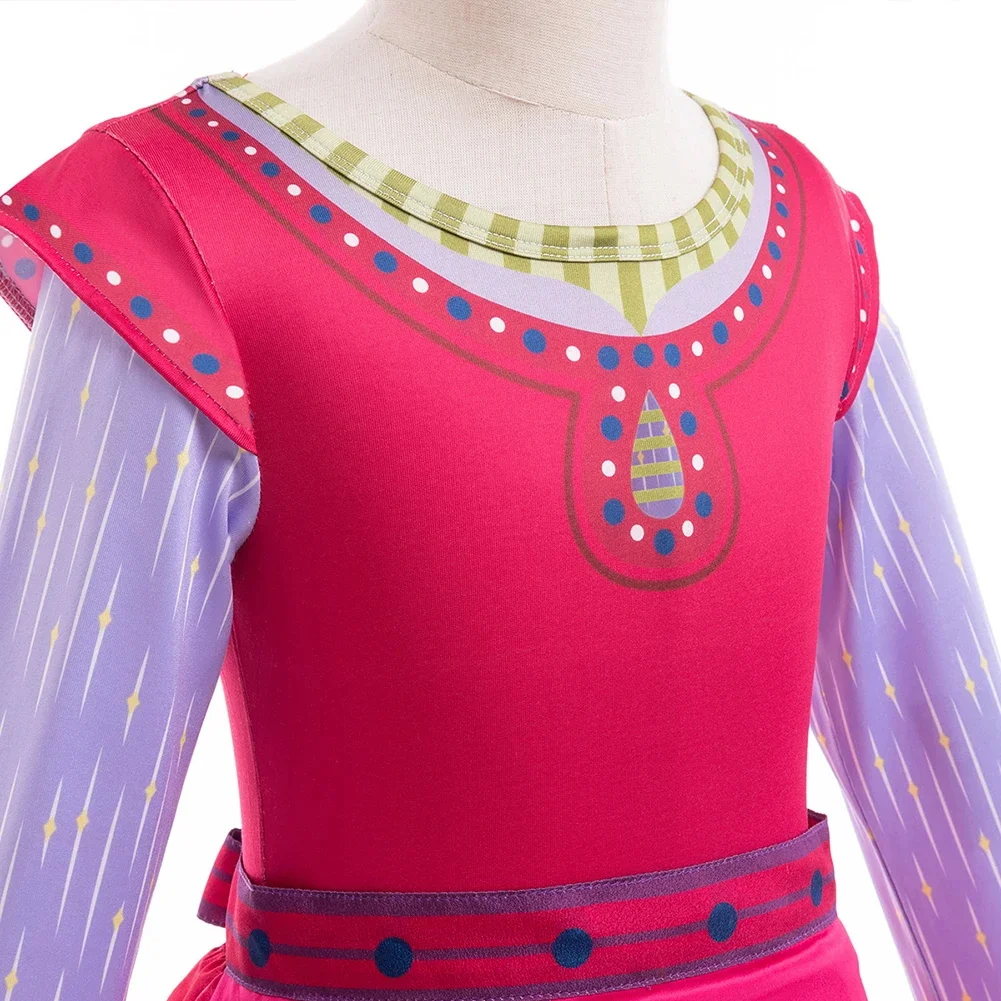 Neue Mädchen Karneval Wunsch Königin Amaya Cosplay Kostüm für Kinder Geburtstags feier Prinzessin verkleiden Kinder Rollenspiel ausgefallene Outfits – Detail 31