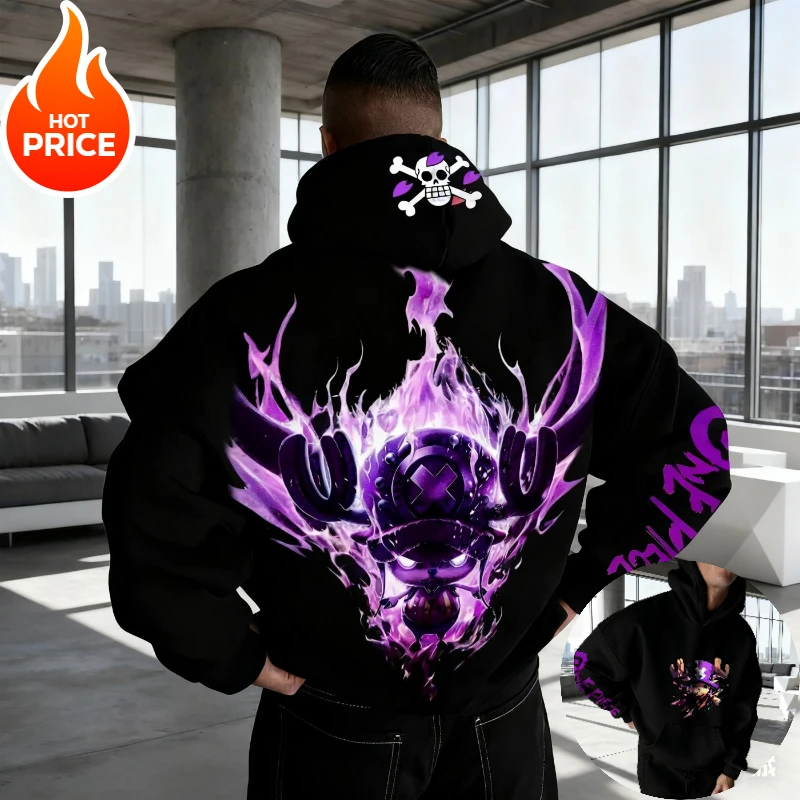 2026 جديد قطعة واحدة المروحية Harajuku الشارع الشهير الرجال Vintage هوديي الشتاء النساء المتضخم مقنعين البلوز كم طويل Y2k