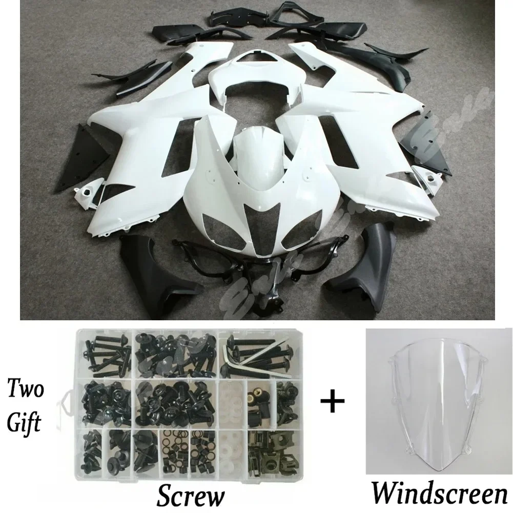 

Unpainted Injection Body Work Race Fairing Set Kit For Kawasaki Ninja 636 ZX-6R 2007 2008