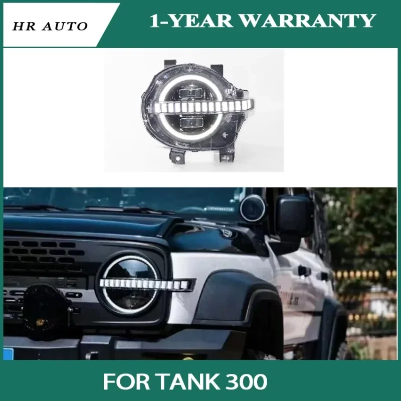 

Car LED Headlight Fit for GWM Tank 300 DRL Turn Signa Streamerl Headlamp Accessories Modified Exterior Accessories