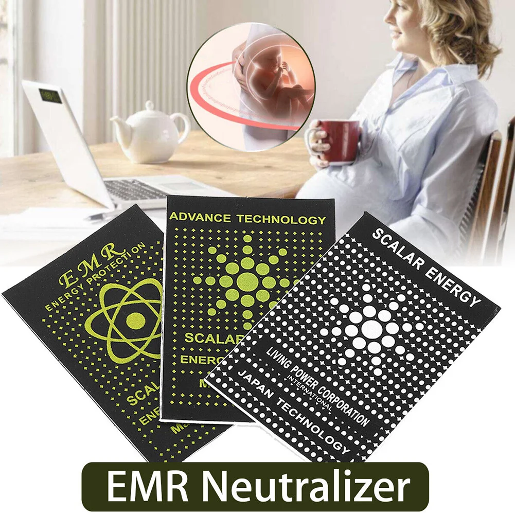 1pcs Anti EMF Radiation Protection Sticker EMF Neutralizer Quantum= Shield Radiation Sticker For Phone Electronic Equipment