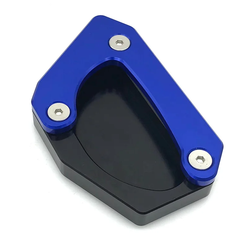 Motorcycle Kickstand Foot Side Stand Extension Pad Support Plate for Suzuki V-Strom 650 DL650 2004-2020 Blue